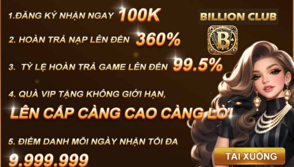 Tải Billion Club iOS Mới Nhất 2026 - Trang Chủ Tải BillionClub