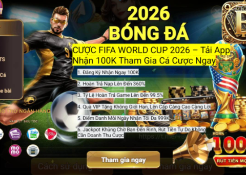 Tham gia World Cup 2026 cùng Billion Club, tải app nhận ngay 100K ưu đãi tân thủ, trải nghiệm giải đấu bóng đá hấp dẫn và cơ hội tham gia ngay hôm nay.